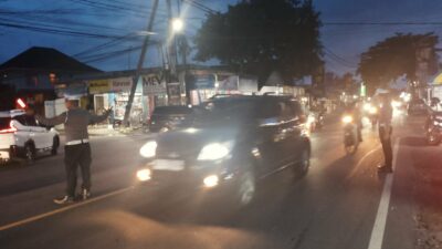 Simpang Montong Senggigi Jadi Fokus Pengaturan Lalu Lintas Malam Ini, Ada Apa?