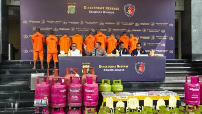 Polda Metro Jaya Sikat Sindikat Oplos Gas Elpiji