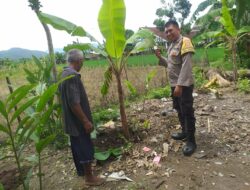 Sosialisasi Ketahanan Pangan, Bhabinkamtibmas Desa Jagaraga Rangkul Petani Lokal