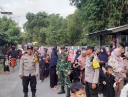 Polsek Gerung Jamin Keamanan Nyongkolan di Lombok Barat dengan Pengaturan Lalu Lintas