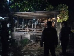 Kegiatan Patroli Intensif, Polsek Sekotong Jamin Keamanan Kandang Kumpul