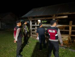 Keamanan Masyarakat Ditingkatkan, Polsek Sekotong Rutin Patroli Malam