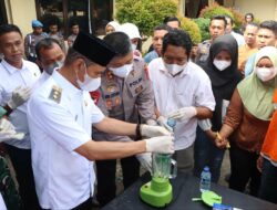 Pimpin Pemusnahan BB Shabu Seberat 51,11 Gram, Kapolres Bima Ingatkan Pemberantasan Narkotika Adalah Tanggung Jawab Bersama