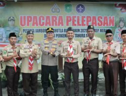 Kapolres Kepulauan Meranti Lepas Puluhan Peserta Jambore Karhutla 2025