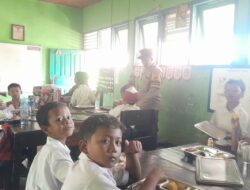 Pengamanan Ketat Polsek Gerung dalam Program Gizi Sekolah