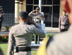 Upacara Harkitnas di Polres Lombok Barat, Teguhkan Nasionalisme dan Dedikasi