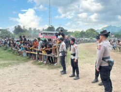 Pastikan Event Pacuan Kuda Aman Satsamapta Polres Bima Laksanakan Patroli Pengamanan