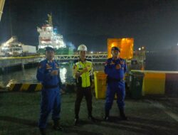 Ditpolairud Polda NTB Gelar Patroli Laut di Kawasan Pelabuhan PT. AMNT Sumbawa Barat