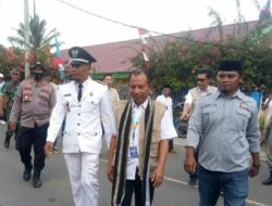 Kapolsek Bolo Menghadiri Lomba Desa dan Posyandu Tingkat Kabupaten.