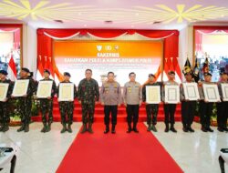 Kapolri Instruksikan Kawal Program Pemerintah hingga Tingkatkan Kemampuan Personel di Rakernis Baharkam-Korbrimob