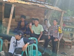 Peran Polri Sukseskan Swasembada Pangan Nasional, Bhabinkamtibmas Polsek Soromandi Polres Bima Bantu Kegiatan Petani