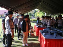 Siap Tanggulangi Karhutla, Polda Kalteng Gelar Apel Kesiapsiagaan Personel dan Sarpras Bersama TNI dan Stakeholder Terkait