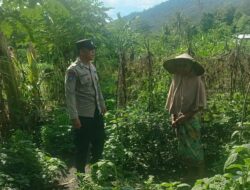 Polsek Gerung Edukasi Warga Optimalkan Pekarangan dan Ternak