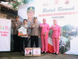 KONDISI RUMAH RUSAK PARAH, KAPOLRES BEDAH RUMAH PURNAWIRAWAN POLRI