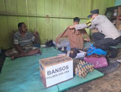 Video Viral Tangisan Bocah di Pulau Wakai, Kapolsek Unauna Segera Berikan Bantuan