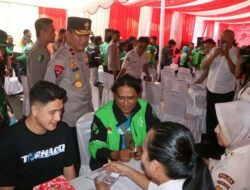 Meriahkan Hari Bhayangkara ke-79, Polda Sulut Berikan Layanan Kesehatan Gratis kepada 1.722 Pengemudi Ojol