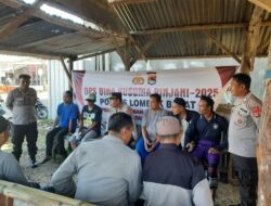 Ciptakan Keamanan, Polres Lombok Barat Turun ke Pasar Segenter