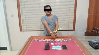 Polisi Tangkap Pelaku Narkoba Berdasarkan Laporan Warga Dusun Songkang