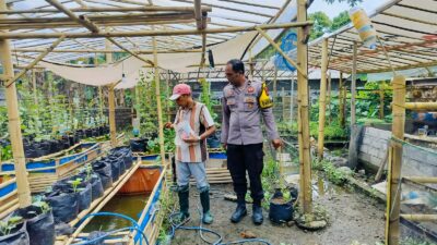 Polres Lombok Barat Inisiasi Model Ketahanan Pangan dari Dusun Tempit
