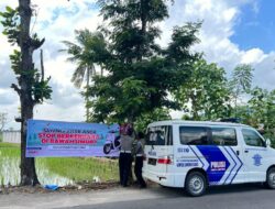Polres Lombok Barat Gencarkan Imbauan di Gerung: Helm Wajib, Anak Jangan Berkendara!