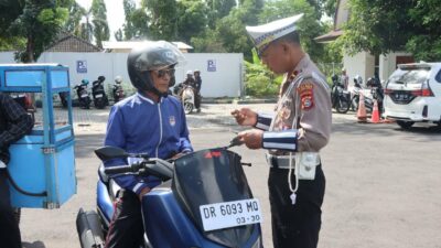 Operasi Patuh Rinjani 2025 di Lembar, 29 Pelanggaran Ditindak dalam Sehari