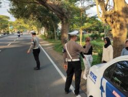 Edukasi dan Pencegahan 3C di Jalur Vital BIL oleh Satlantas Lombok Barat