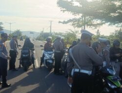 Satlantas Lombok Barat Gelar Operasi Patuh, Fokus Disiplin Pengendara Roda Dua