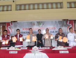 DITRESNARKOBA POLDA NTB UNGKAP 53 KASUS PERIODE JANUARI HINGGA APRIL 2025, 85 TERSANGKA SERTA 8,6 KG SABU DISITA