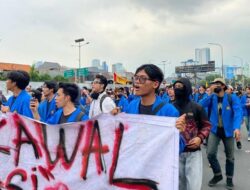 Mahasiswa Datang Usai Massa Buruh Pergi, Polisi Sebut Situasi Kondusif