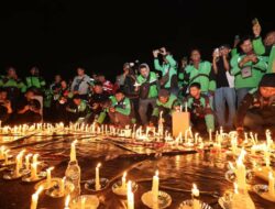 Ojol di Jatim Bersama Polri dan TNI Doa Bersama untuk Affan, Komitmen Kondusif