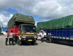 Polsek Lembar Awasi Ketat Bongkaran Kapal, Pastikan Pelabuhan Nusantara Satu Aman & Lancar