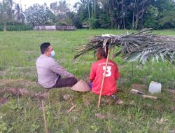 Polres Lombok Barat Dukung Pemanfaatan Lahan Produktif di Desa Jagaraga