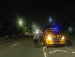 Polres Lombok Barat Amankan Jalur Bypass BIL II dengan Patroli Blue Light