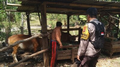 Warga Dusun Melase Antusias Sambut Program Pertanian Pekarangan yang Digagas Polsek Batulayar