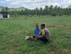 Bhabinkamtibmas Pelangan Gerakkan Warga Tanam Jagung untuk Ketahanan Pangan