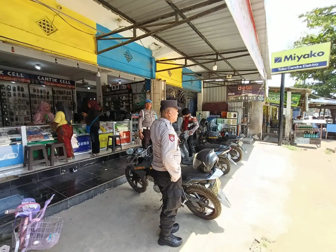 Cuaca Ekstrem & 3C, Polsek Sekotong Siaga di Lapangan