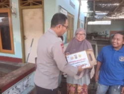 Polri Peduli, Nutrisi Mantap Hangatkan Hati Warga Labuapi