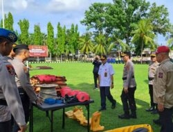 Kapolres Lobar Pimpin Apel Kesiapan Bencana, Tekankan Respons Cepat