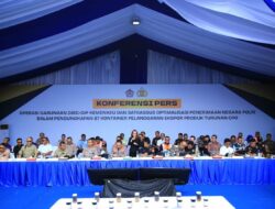 Kapolri Hadiri Pengungkapan 87 Kontainer Pelanggaran Ekspor Produk Turunan CPO