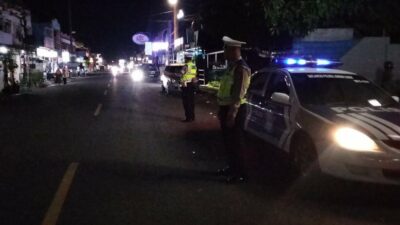 Malam Aman di Lombok Barat: Polisi Antisipasi Balap Liar dan Kejahatan Jalanan