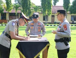 Sertijab Polres Lombok Barat: Kasat Lantas dan 3 Kapolsek Diganti