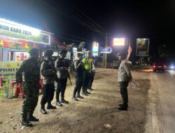 Menjamin Stabilitas Kamtibmas Jelang Perayaan Nataru, Personel Operasi Lilin Rinjani Pos Yan Polres Bima Laksanakan Patroli dan Pengaturan Arus Lalulintas