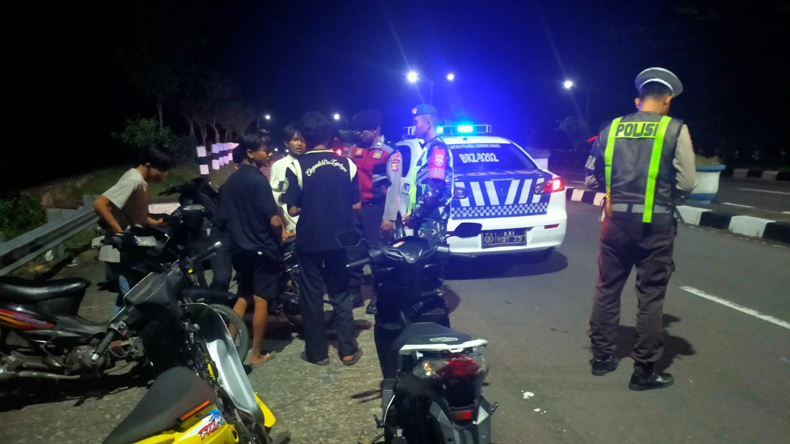 Operasi Lilin Rinjani: Polisi Sisir Balap Liar di Gerung